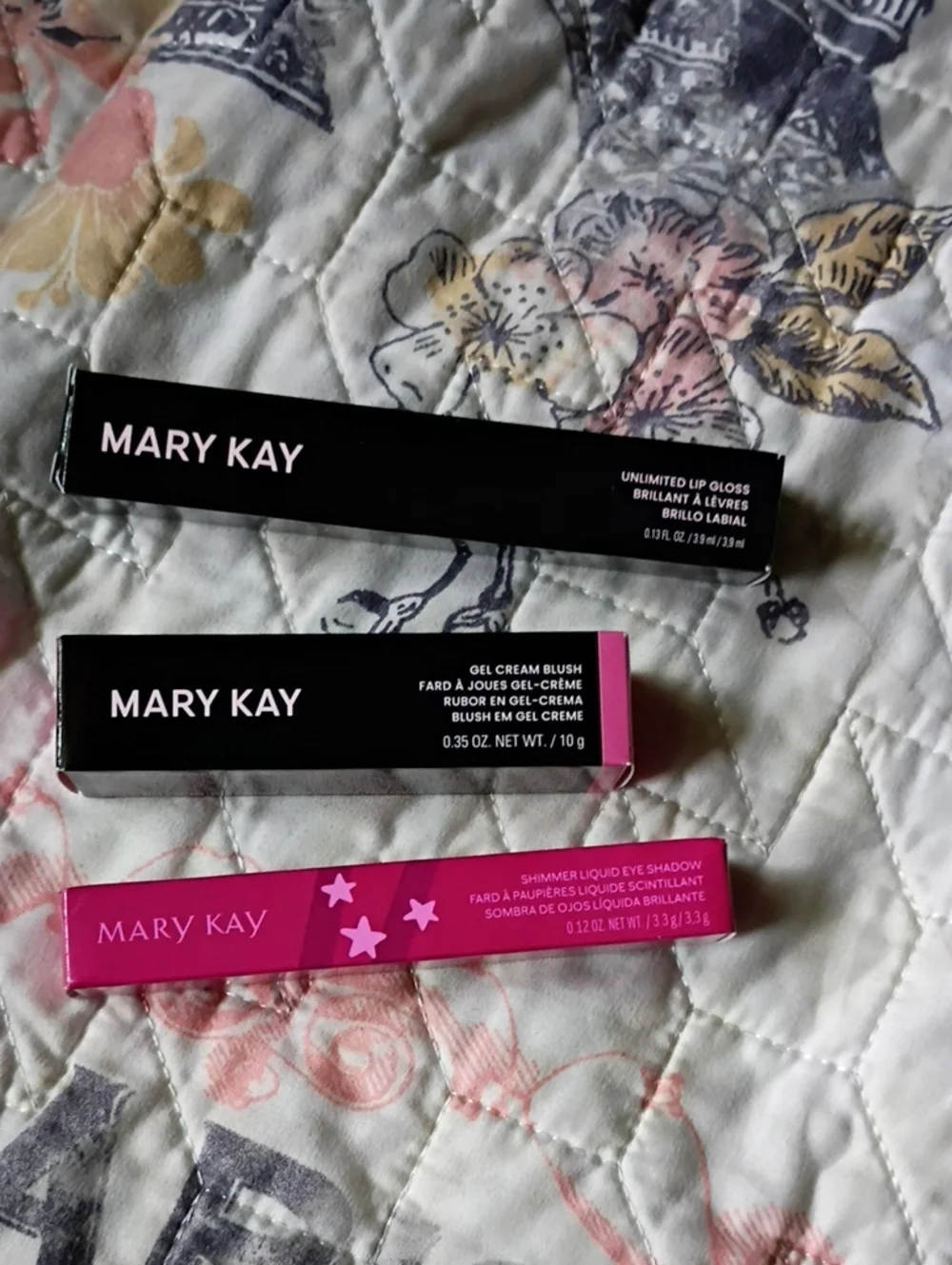 Mary Kay Eyeshadow and Makeup Trio - Black and Pink Packaging
